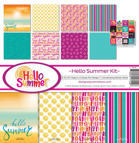 Reminisce Hello Summer Collecton Kit