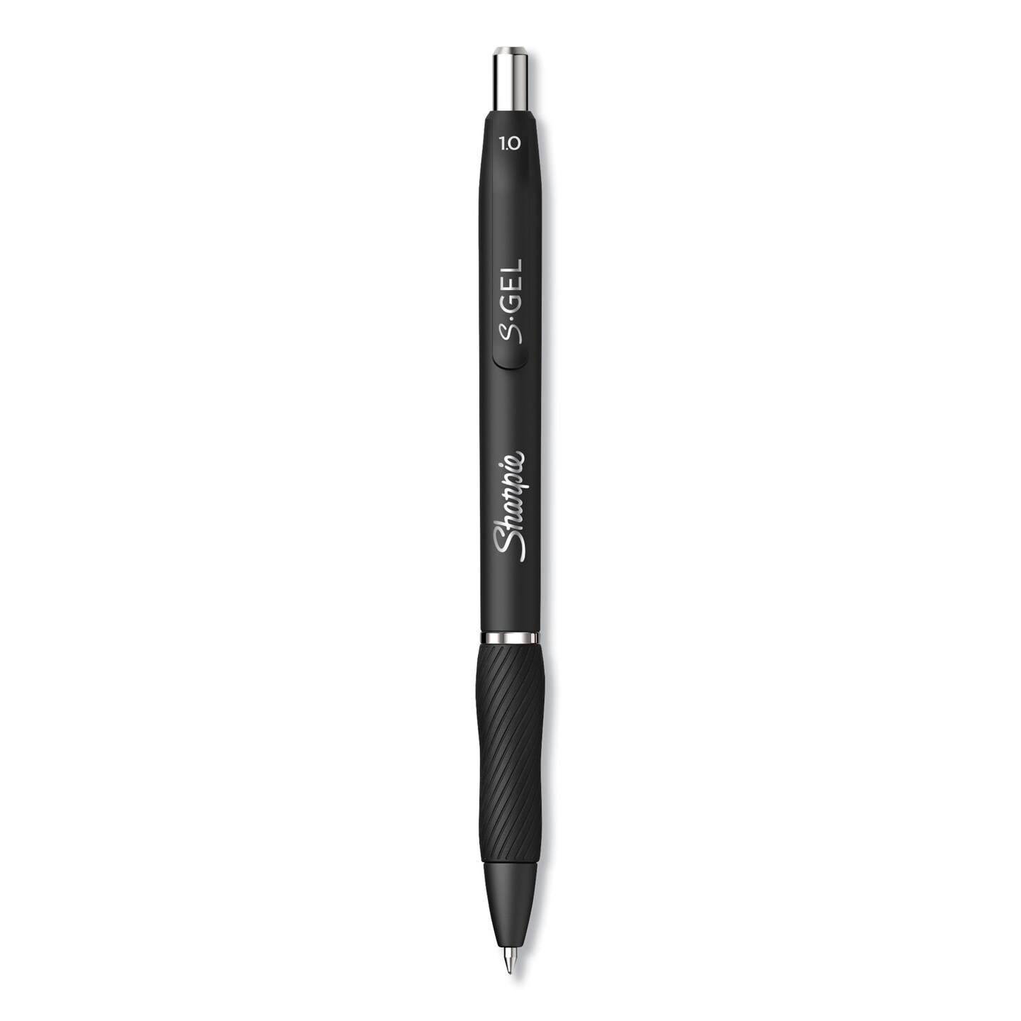 Sharpie S-Gel S-Gel Retractable Gel Pen, Bold 1 mm, Black Ink, Black