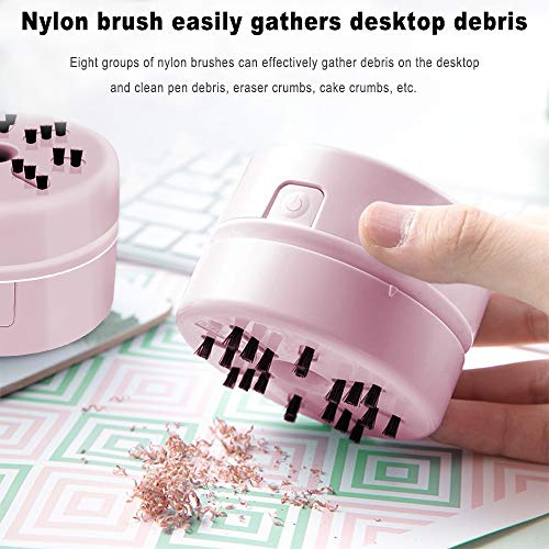 Diamond Painting Tools - Hand-Held Vacuum Cleaner and Accessories for Diamond Painting Enthusiasts (Pink)