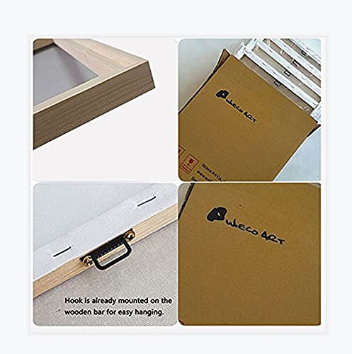 The Cloud Tree Wall Art - 3 Panels Giclee Landscape Canvas Prints, Oil Painting Style for Home Decorations