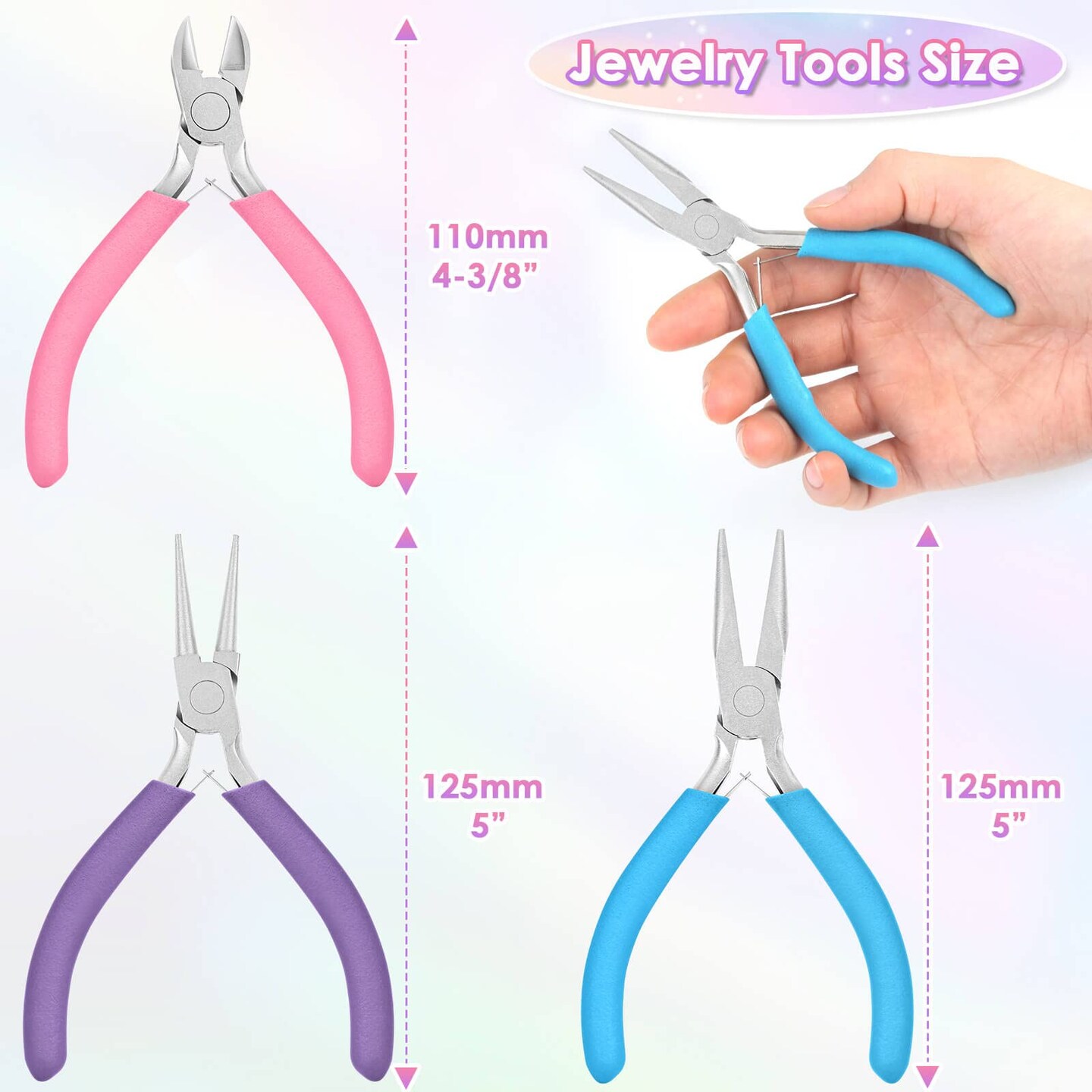 4 TYPES OF JEWELRY MAKING PLIERS JEWELERS PLIERS BEADING WIRE