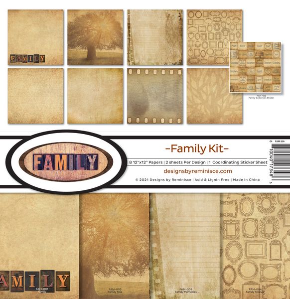 Reminisce Family Collection Kit