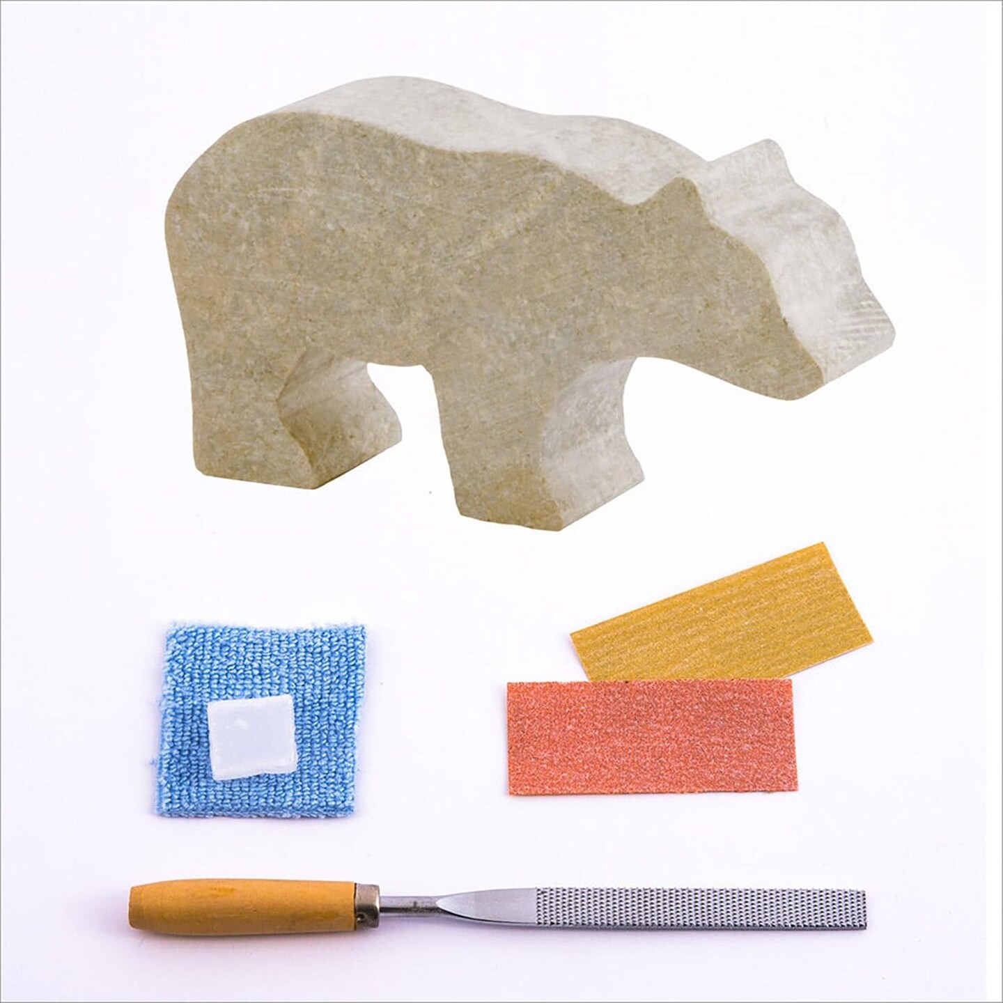 Mothers Day Gift - Bear Soapstone Carving Kit