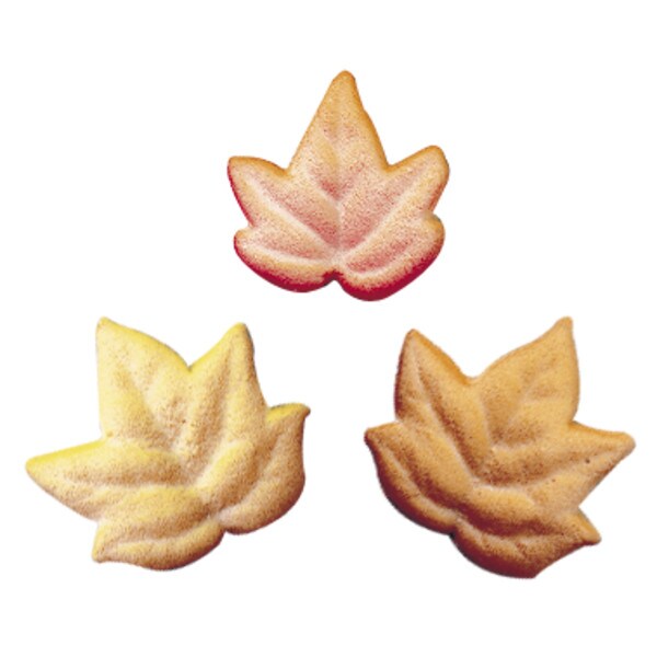Fall Leaves Assortment Dec-Ons&#xAE; Decorations 12ct
