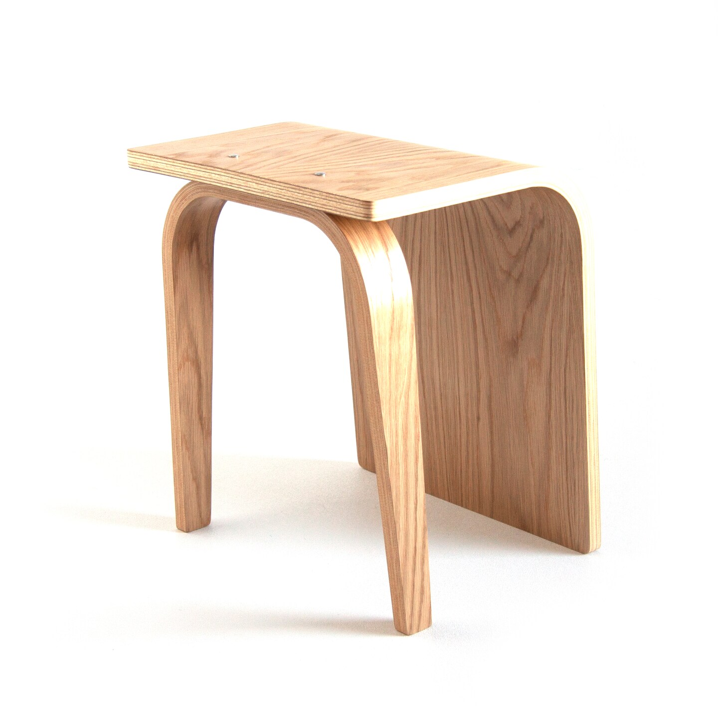 Modern Bent Plywood Stool | Unique Waterfall Design | Perfect Seating for Small Spaces product 4