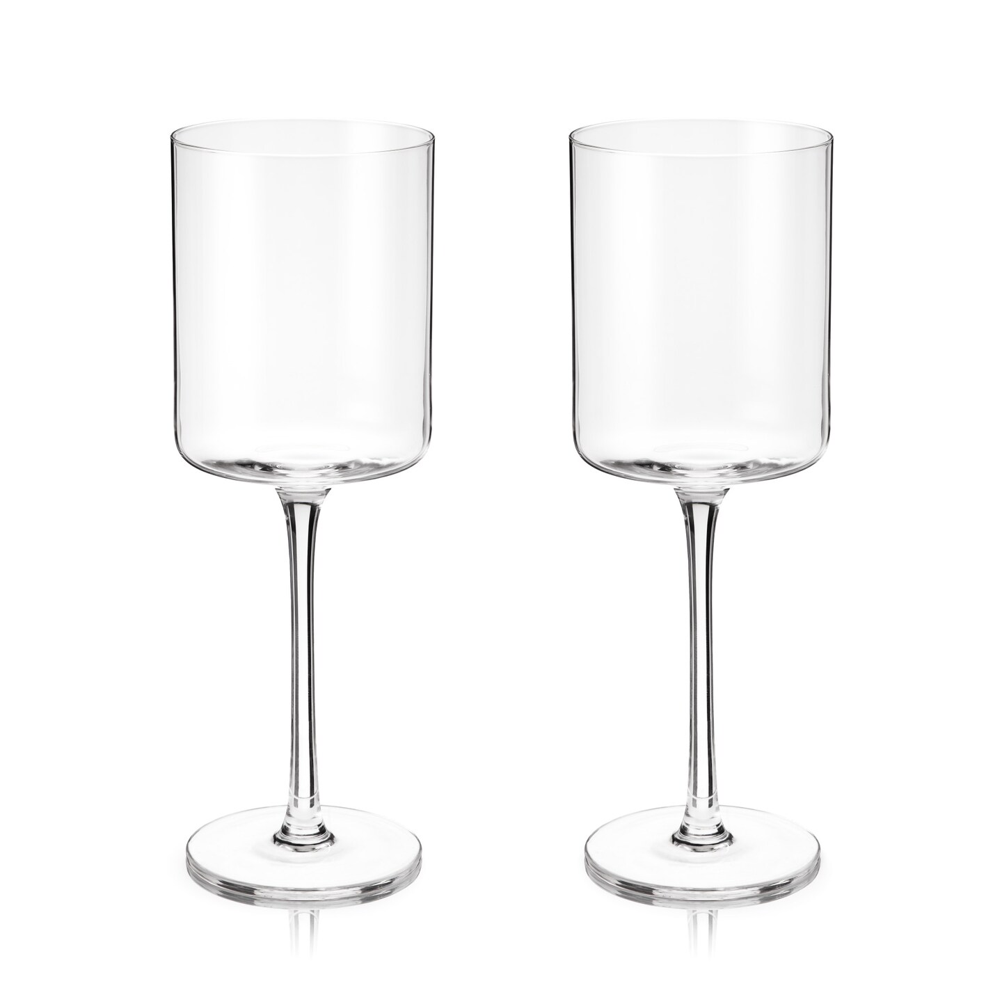 Laurel Crystal White Wine Glasses 