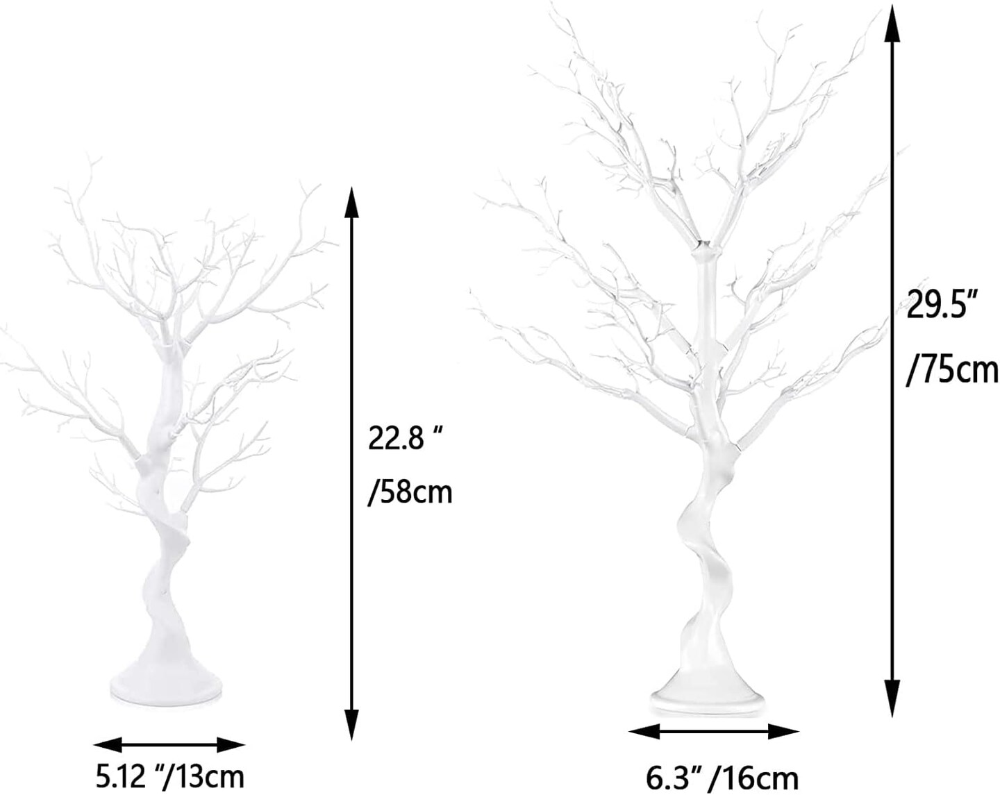 Tree Centerpieces for Weddings 30" - Decorative Ornament Display Tree for Tables