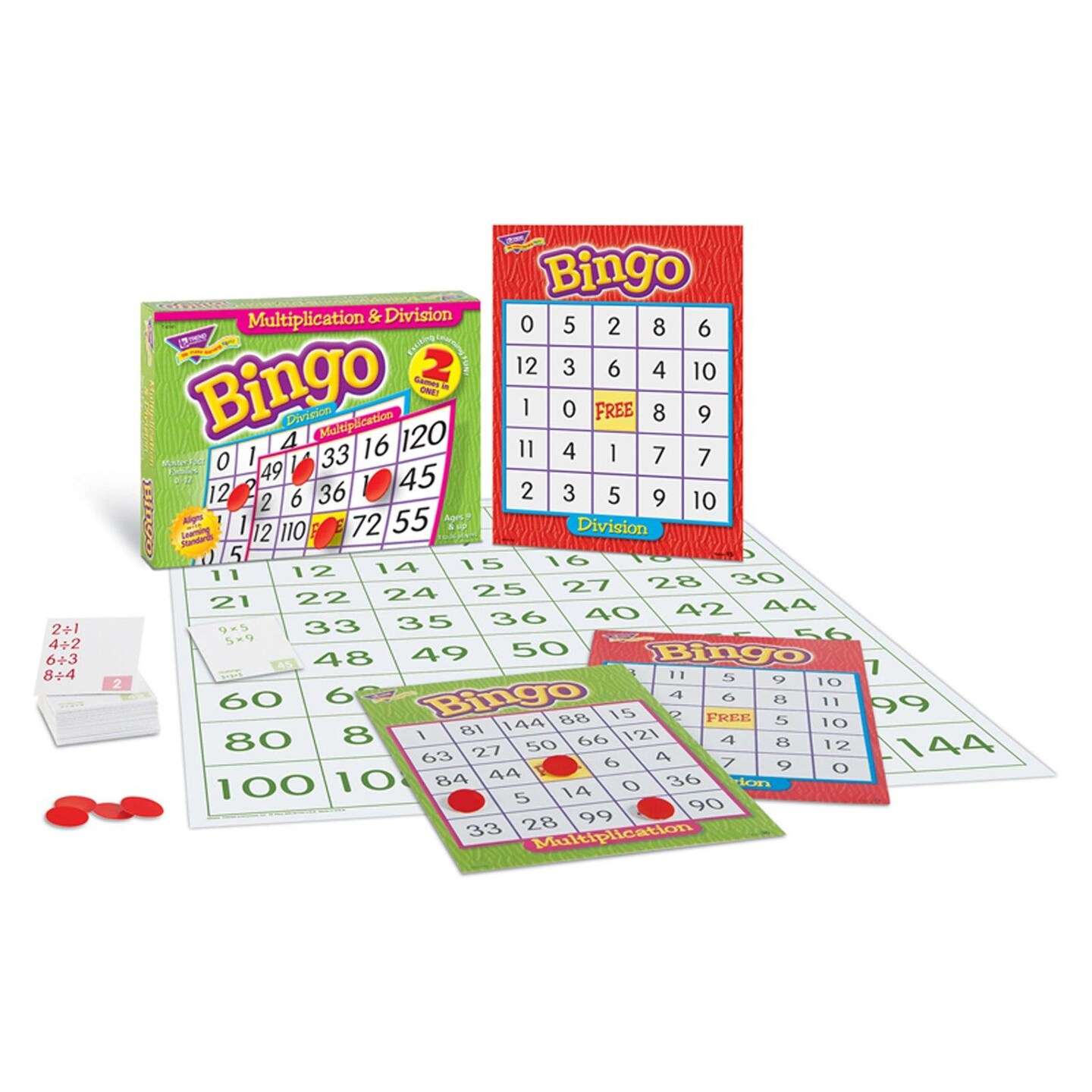 Multiplication &#x26; Division Bingo Game