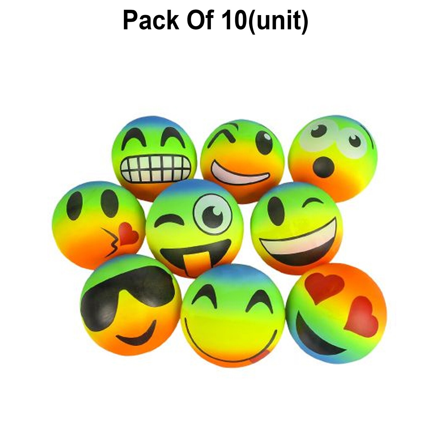Inflatable Emoji Rainbow Balls | MINA&#xAE;