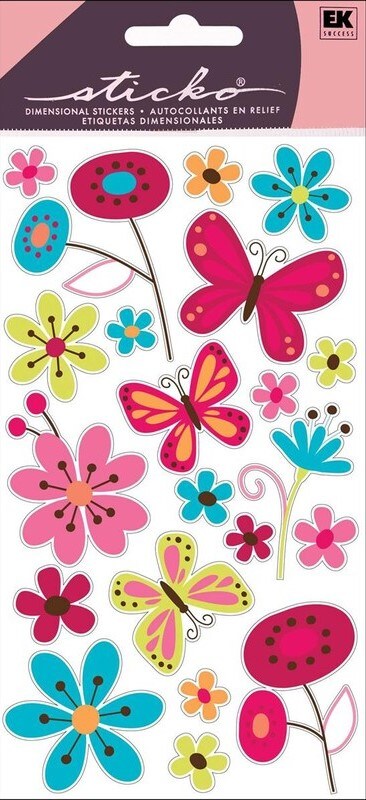 Sticko Butterfly Garden Stickers