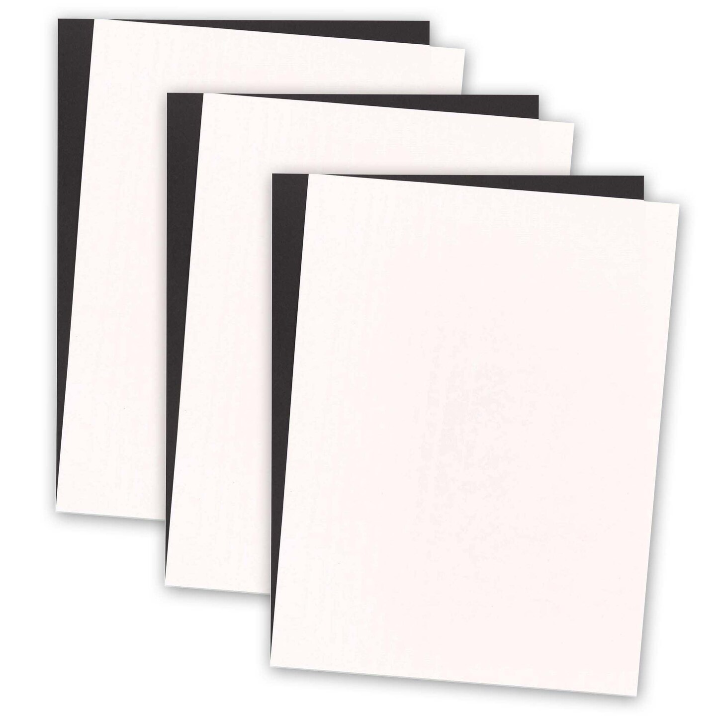 Premium Construction Paper, Black &#x26; White, 12&#x22; x 18&#x22;, 72 sheets Per Pack, 3 Packs