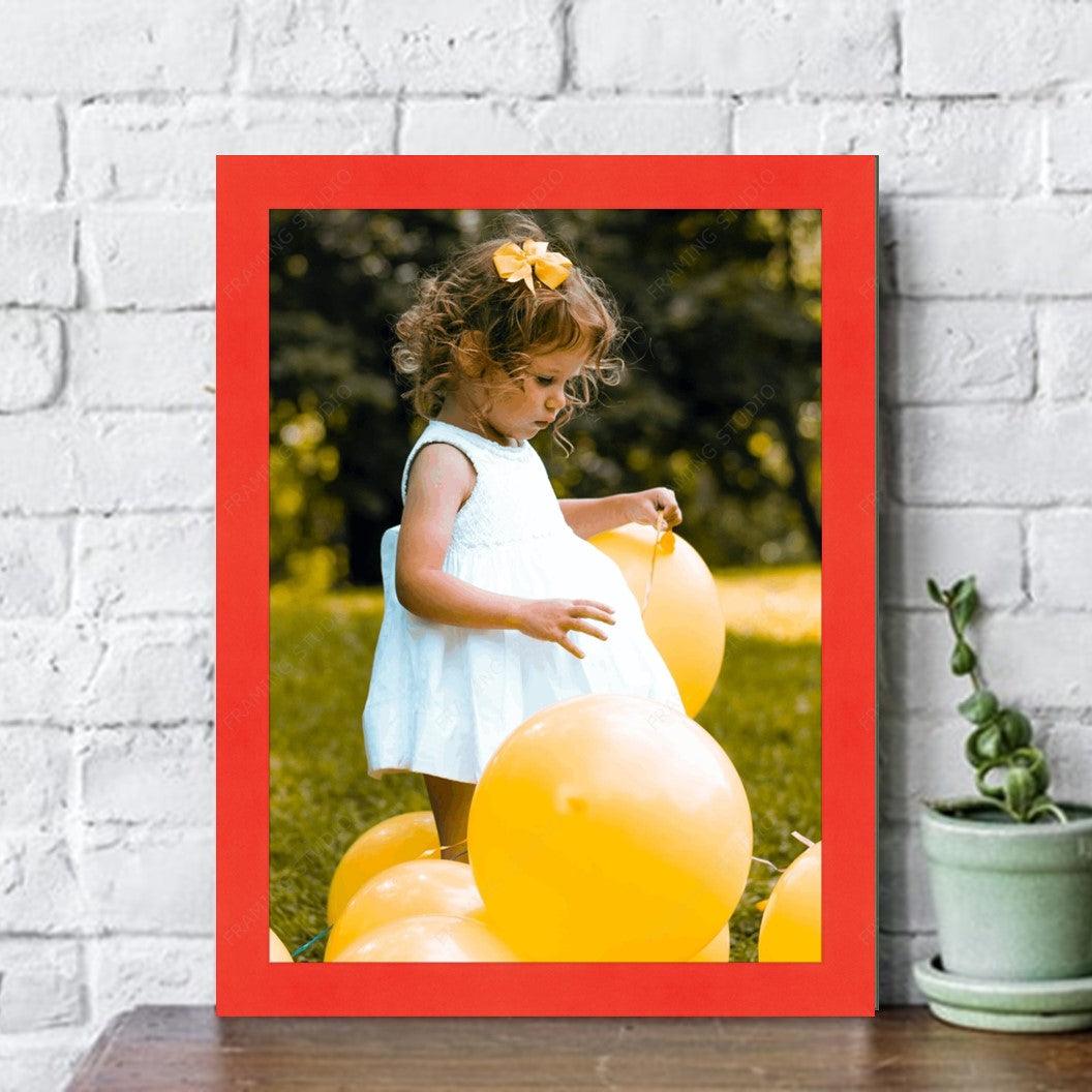 Modern 20X30 Red Picture Frame Gallery Wall Hanging