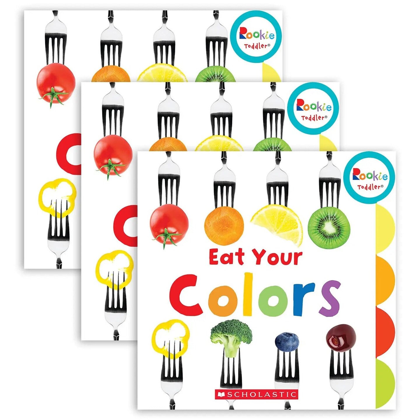 (3 Ea) Board Book Eat Your Colors