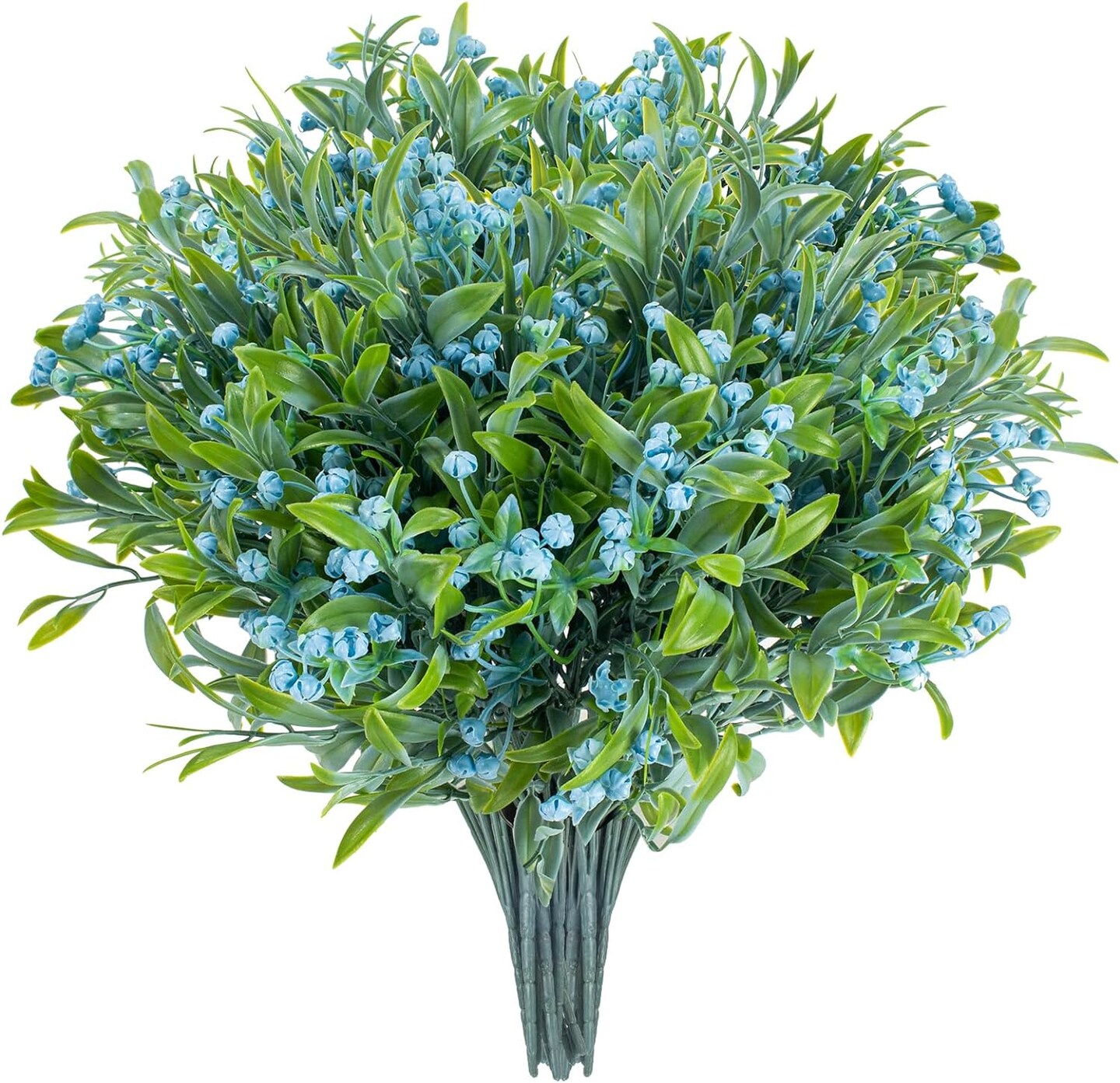 Everlasting Blossoms: 10 Bundles of UV Resistant Artificial Flowers for Outdoor Elegance