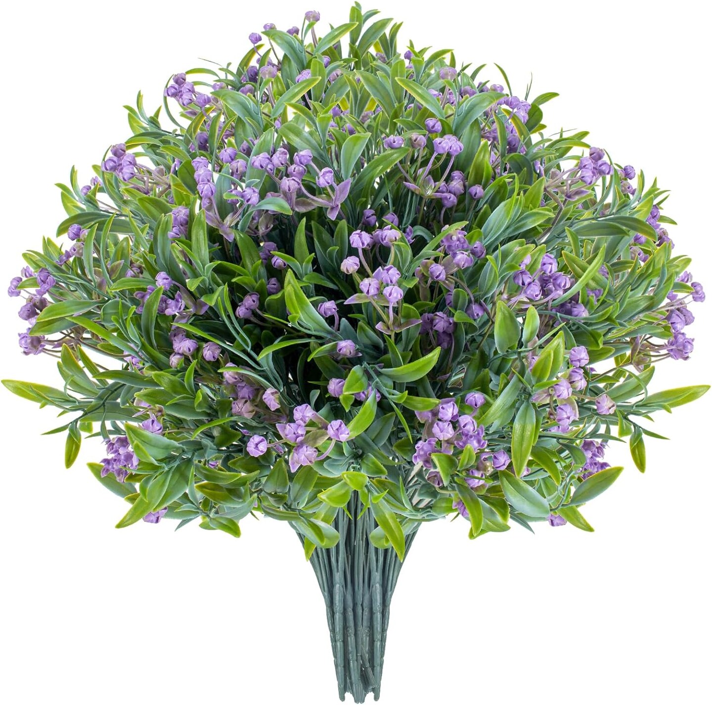 Everlasting Blossoms: 10 Bundles of UV Resistant Artificial Flowers for Outdoor Elegance