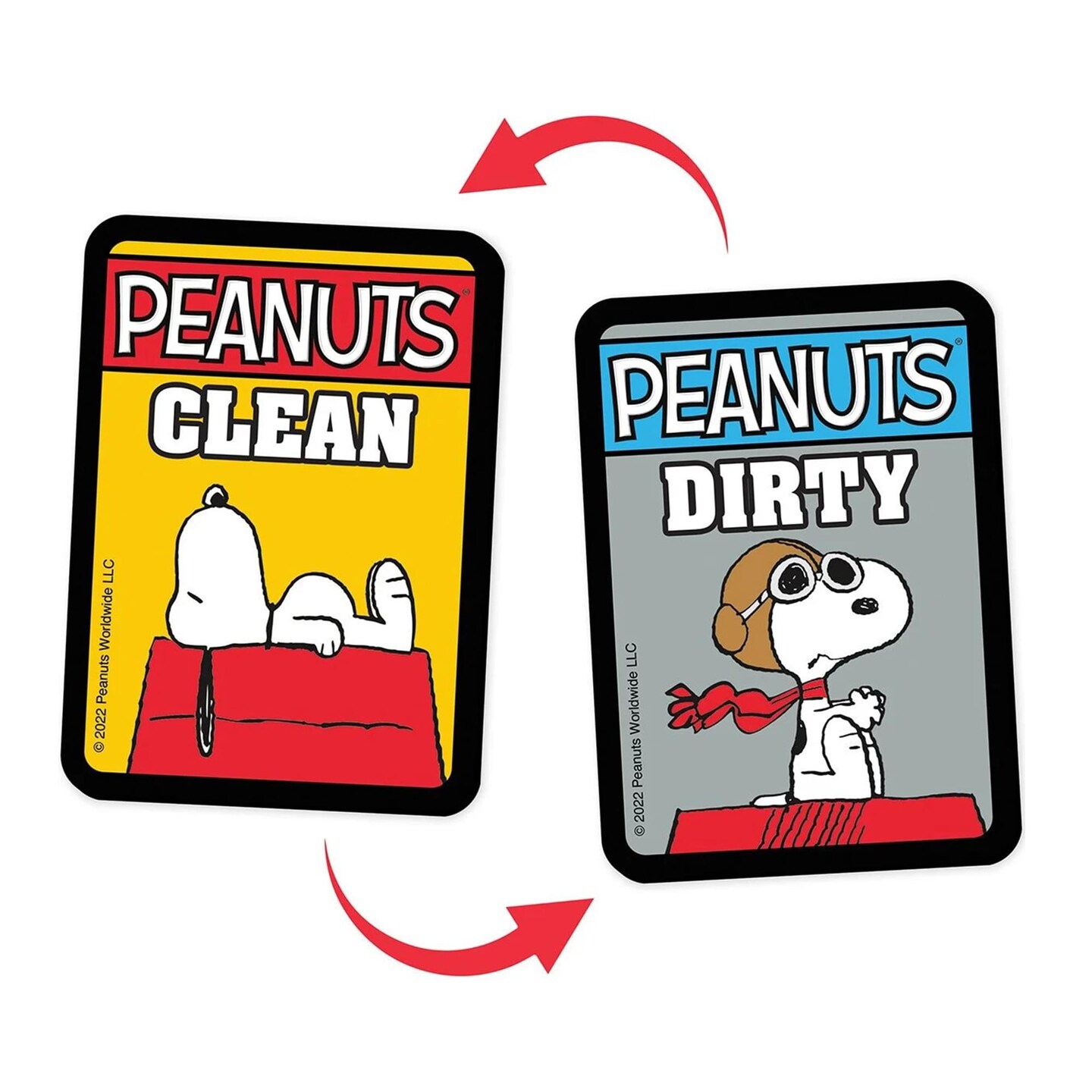 Peanuts Snoopy &#x26; Ace Double-Sided Dishwasher Magnet