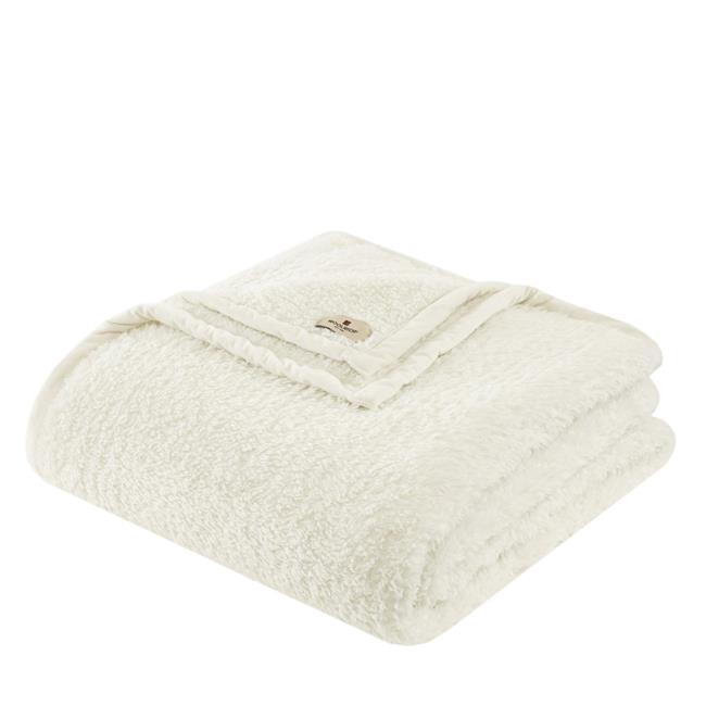 Woolrich  Burlington Berber Blanket - Ivory, Twin