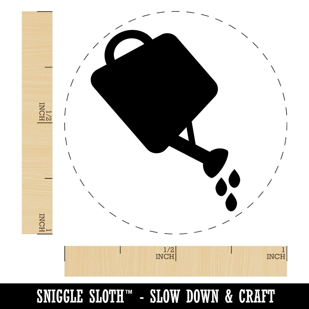 Watering Can Gardening Plants Solid Rubber Stamp for Stamping Crafting Planners Michaels