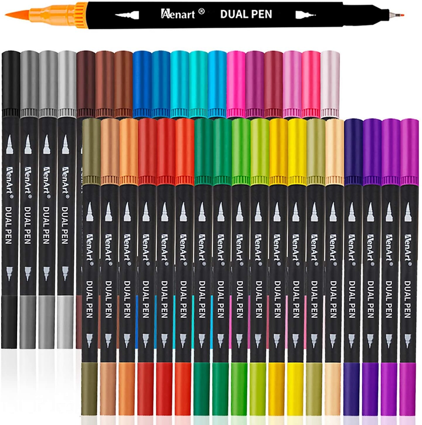 RIANCY Gel Pens Fine Point Colored Pens Tip 0.5mm Colored Ink Ballpoint Pen  Coloring Japanese Gel Pen Colorful Pens Great for Kids Adult Doodling