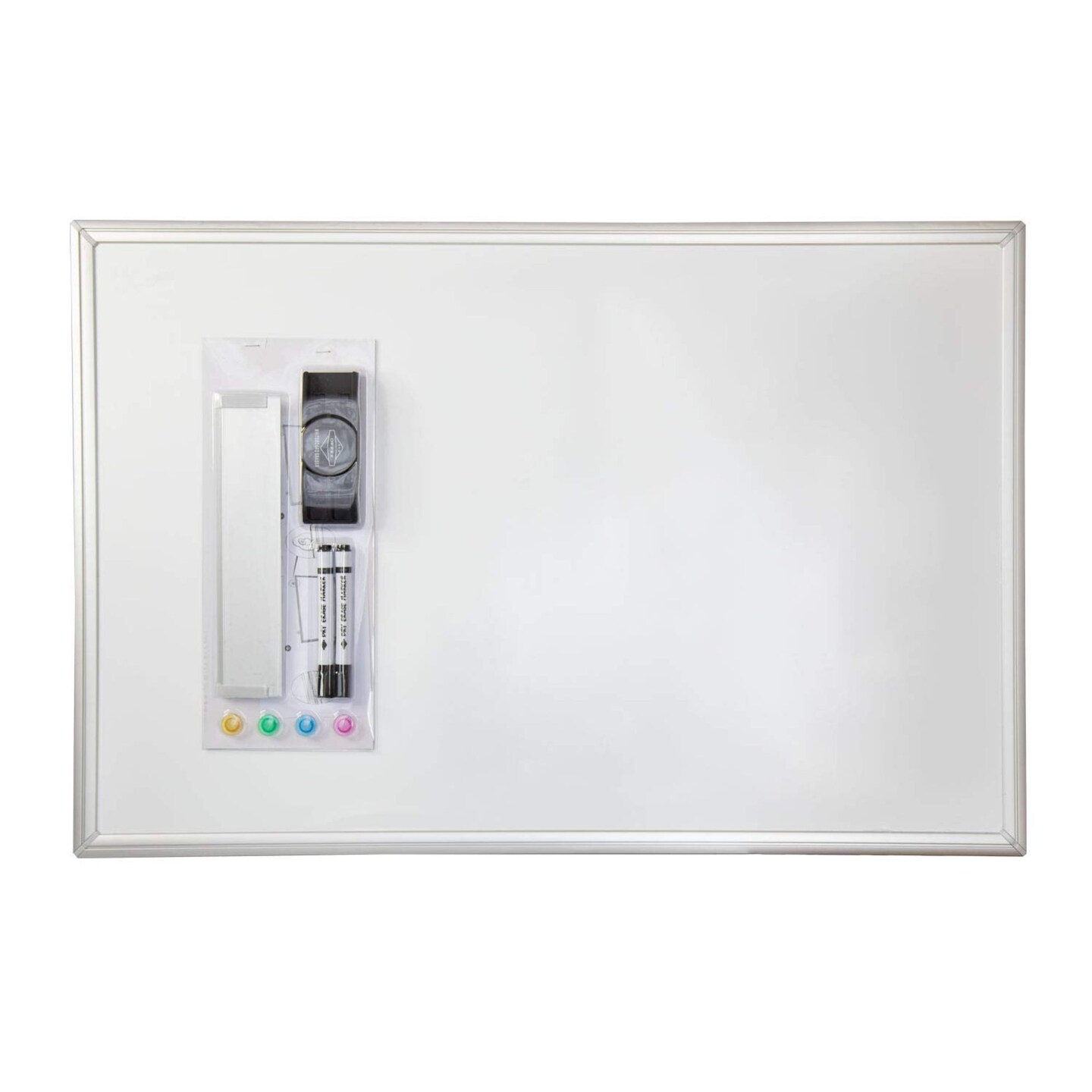 Offex Home Office Wall Mounted Dry Erase Magnetic Whiteboard - 36"W x 24"H