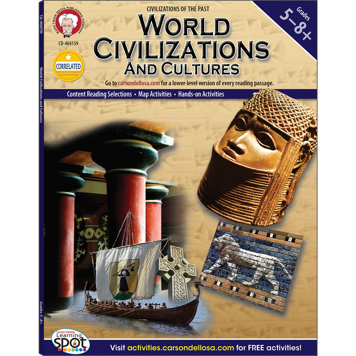 Mark Twain Grades 5-8+ World Civilizations and Cultures