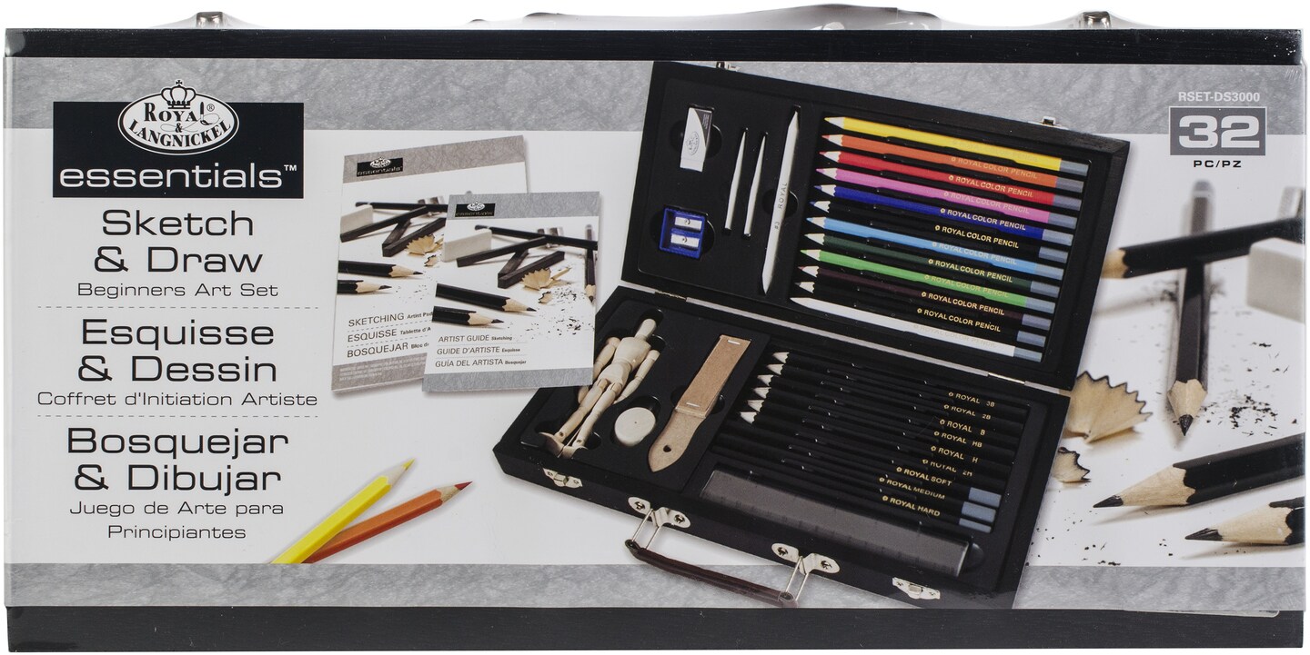 Royal & Langnickel(R) Artist Set For Beginners-Sketching & Drawing