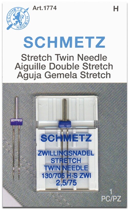 Schmetz Twin Stretch Machine Needles-Size 2.5/80 1/Pkg