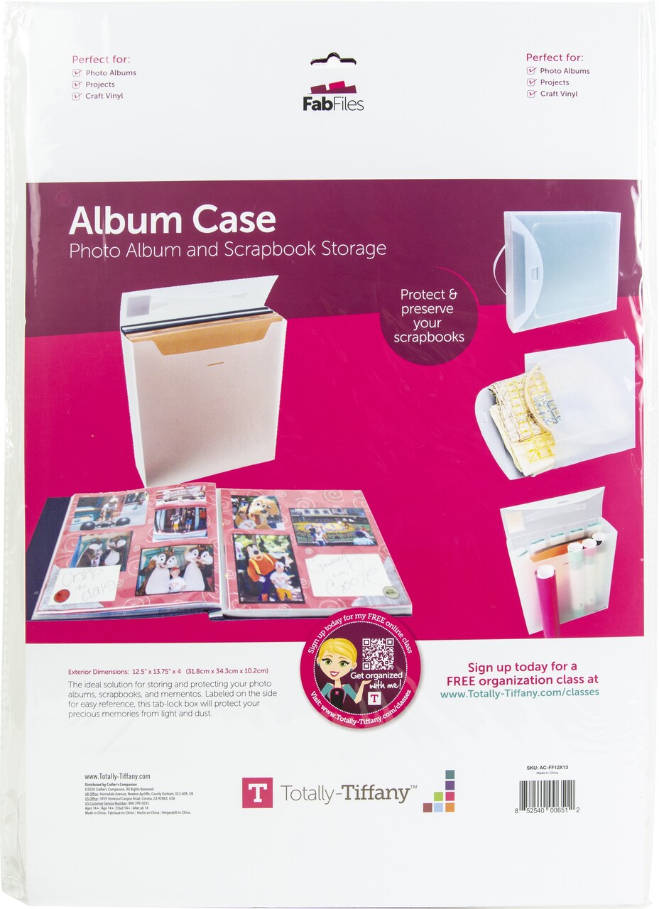 Fab File Storage Totally-Tiffany Album Case Fab File-12.5