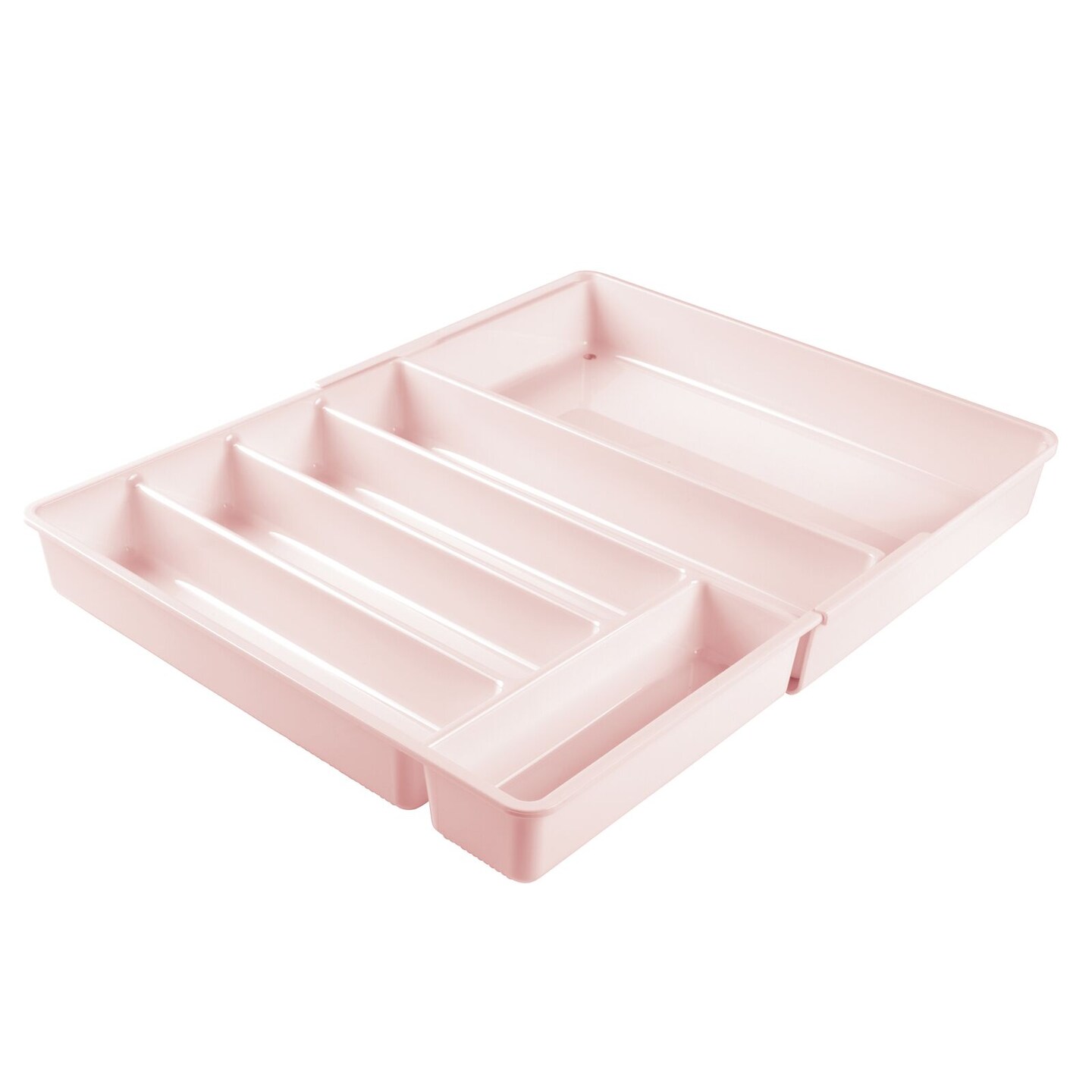 mDesign Expandable Kitchen Drawer Organizer Tray for Utensils