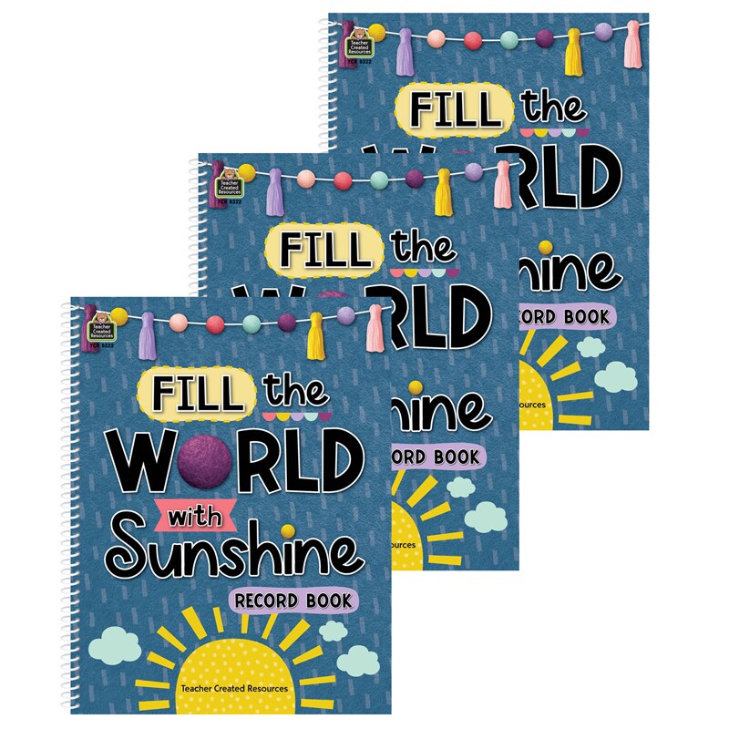 Oh Happy Day Record Book, Pack of 3