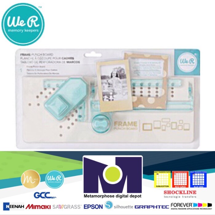 American Crafts TOOL - We R Memory Keepers - PUNCH BOARD - FRAME 663006