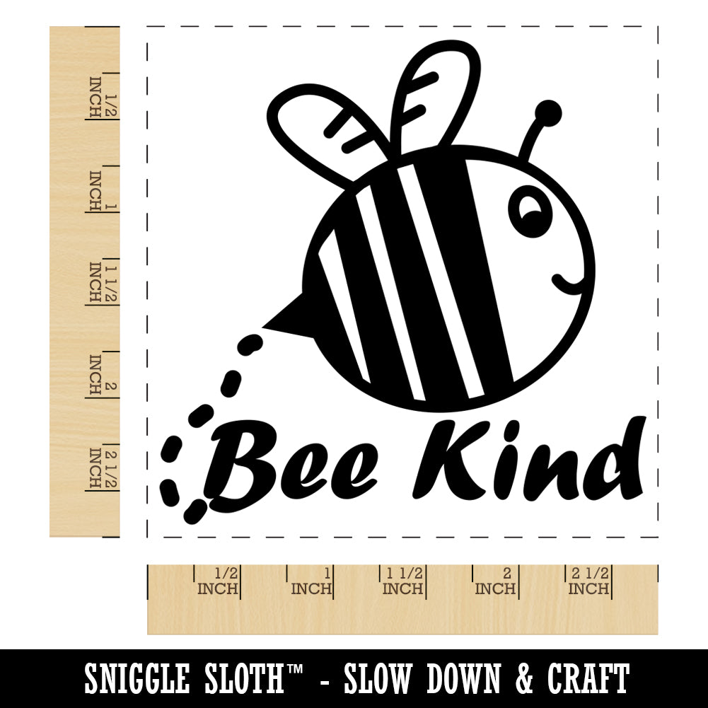 Bee Kind Custom Stamp