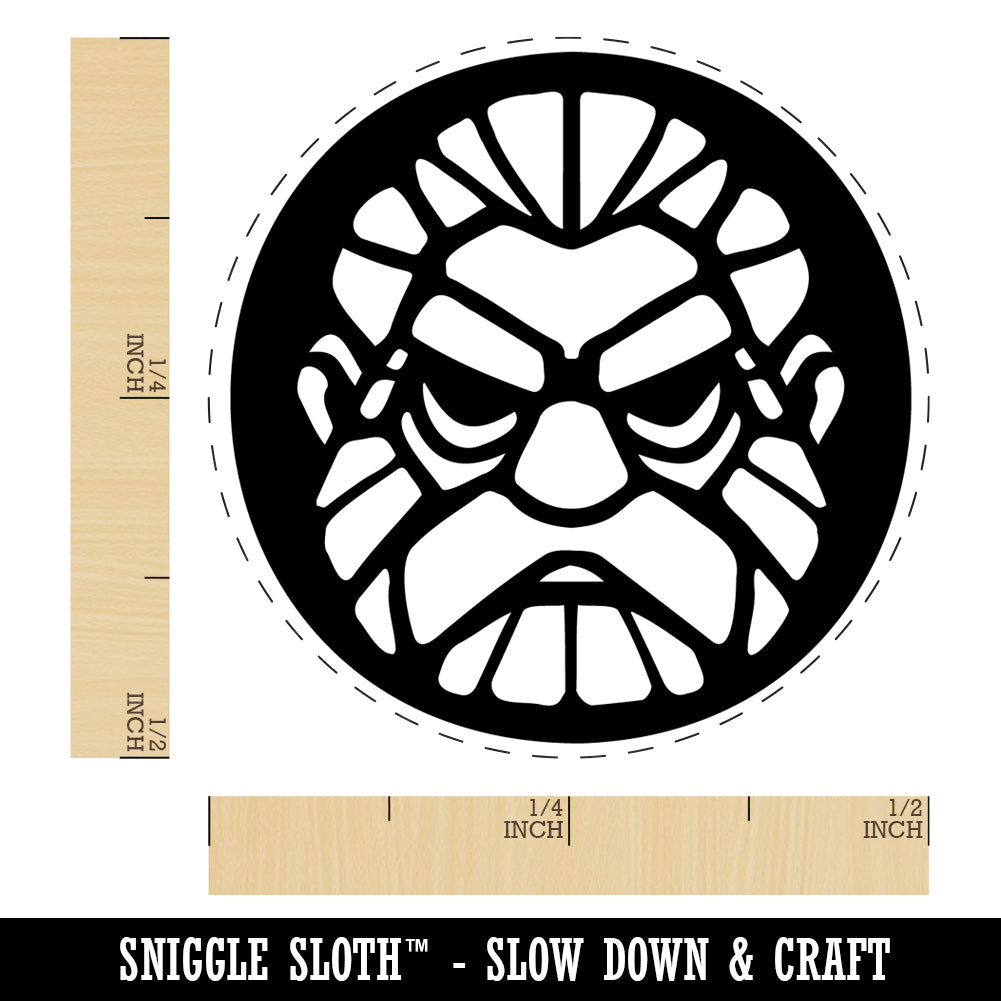 Grumpy Dwarf Beard Head Rubber Stamp for Stamping Crafting Planners