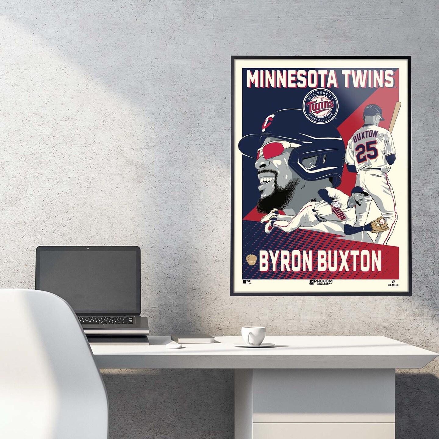 Minnesota Twins Byron Buxton 18x24 Serigraph – Phenom Gallery