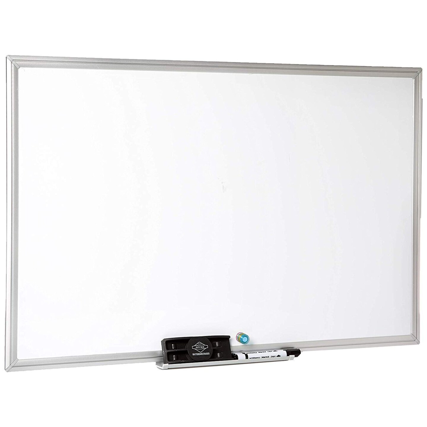 Offex Home Office Wall Mounted Dry Erase Magnetic Whiteboard - 36"W x 24"H