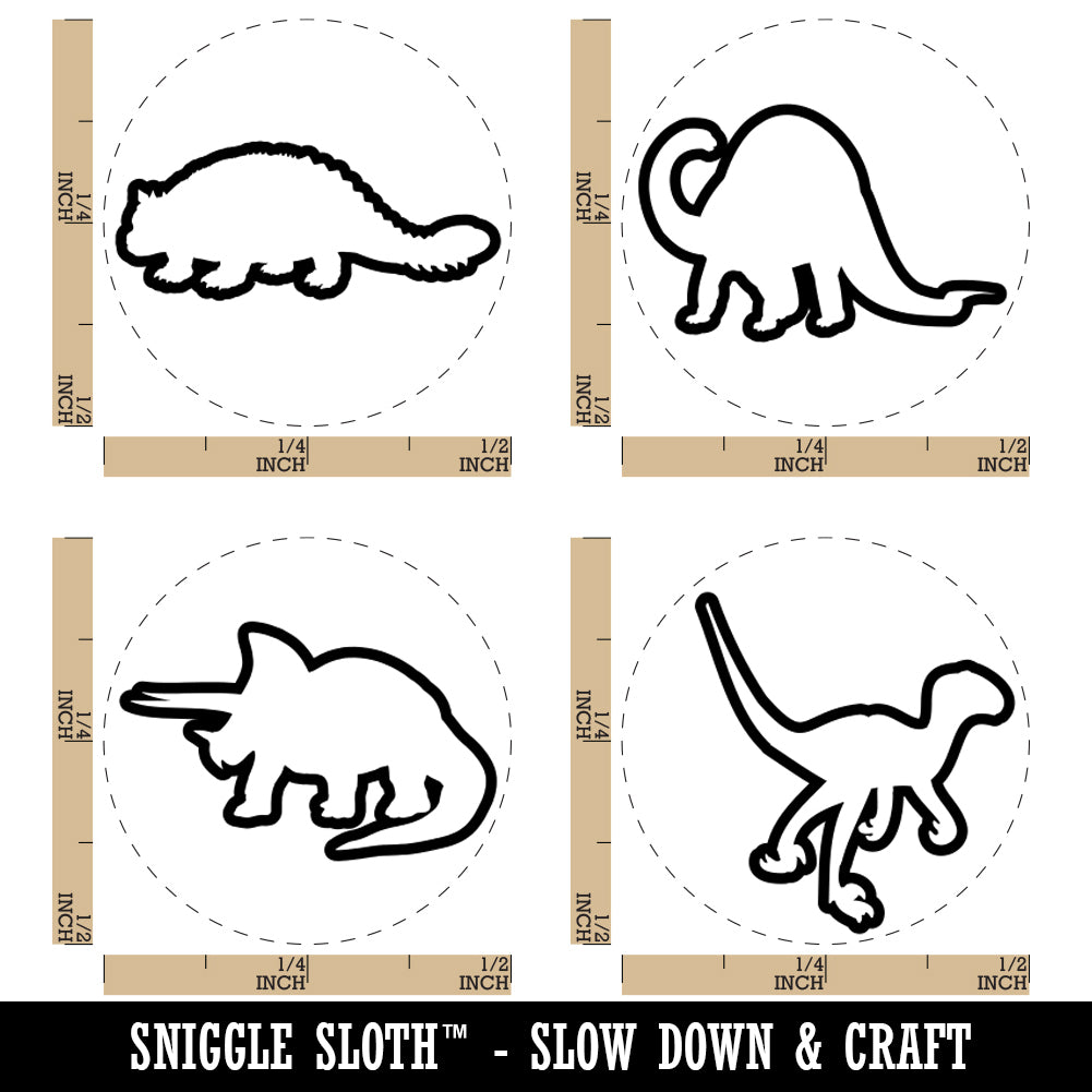Dinosaur Outlines Velociraptor Triceratops Brontosaurus Ankylosaurus ... - Crafting Laces With Velociraptor And Triceratops Designs