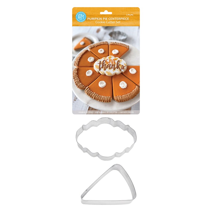 Pumpkin Pie Centerpiece 2 PC Cookie Cutter Set