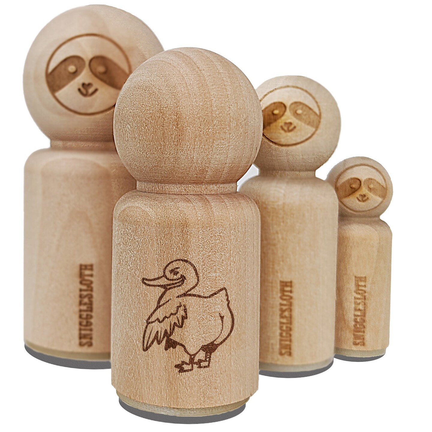 Cheeky Duck Butt Rubber Stamp for Stamping Crafting Planners