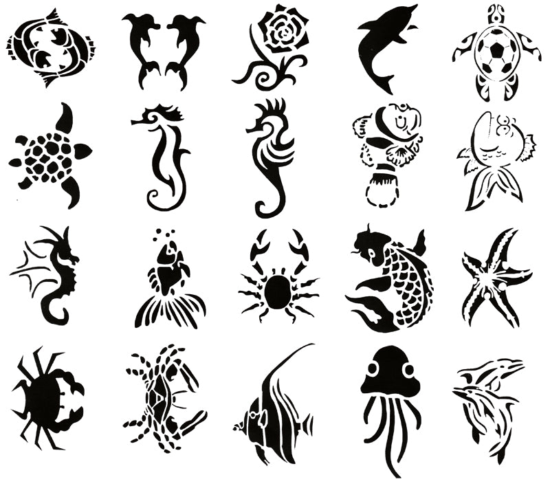 12 Sheets Henna Tattoo Stencils Glitter Airbrush Hand Temporary Tattoo  Stickers Indian Arabian Self Adhesive Tattoo Templates