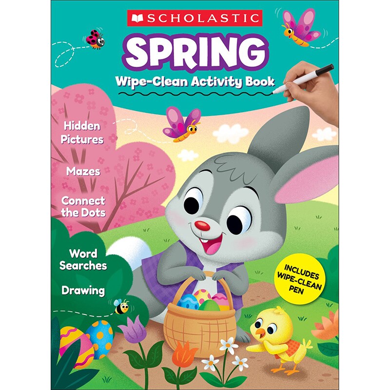 Spring Wipe-Clean Activity Book | Michaels