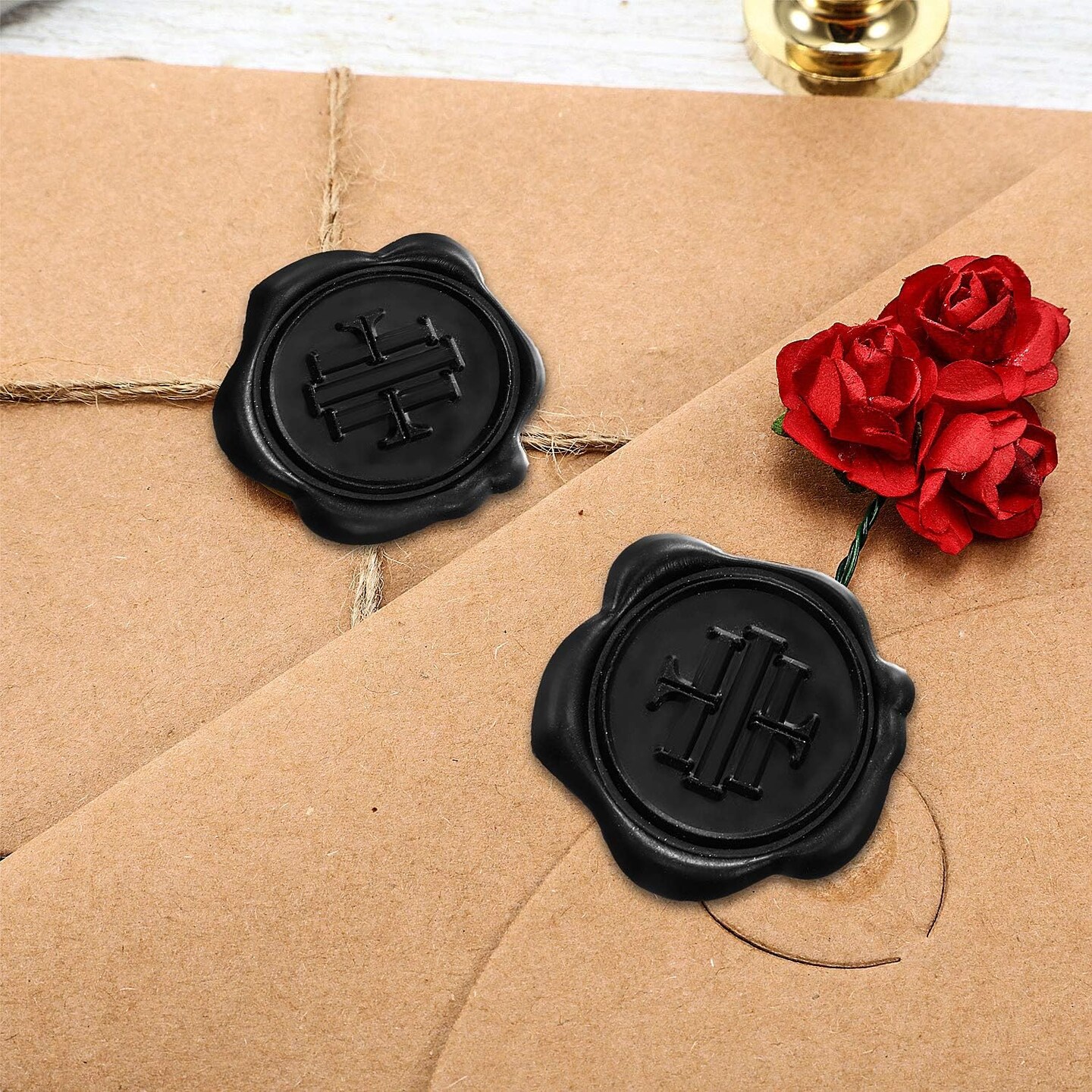 15 Pieces Glue Gun Sealing Wax Sticks for Retro Vintage Wax Seal Stamp and Letter, Great for Wedding Invitations, Cards Envelopes, Mails, Wine Packages, Gift Wrapping(Black)