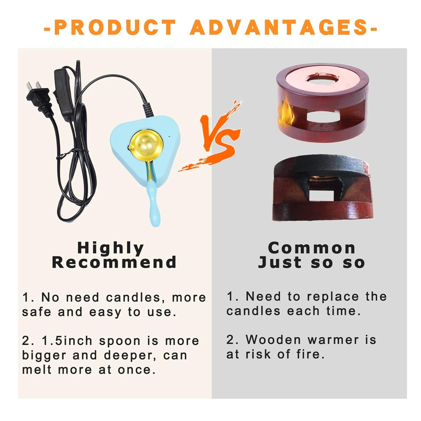 Wax Seal Warmer for Wax Seal Stamp, Electric Wax Seal Warmer with Wax Seal Spoon for Wax Seal Kit