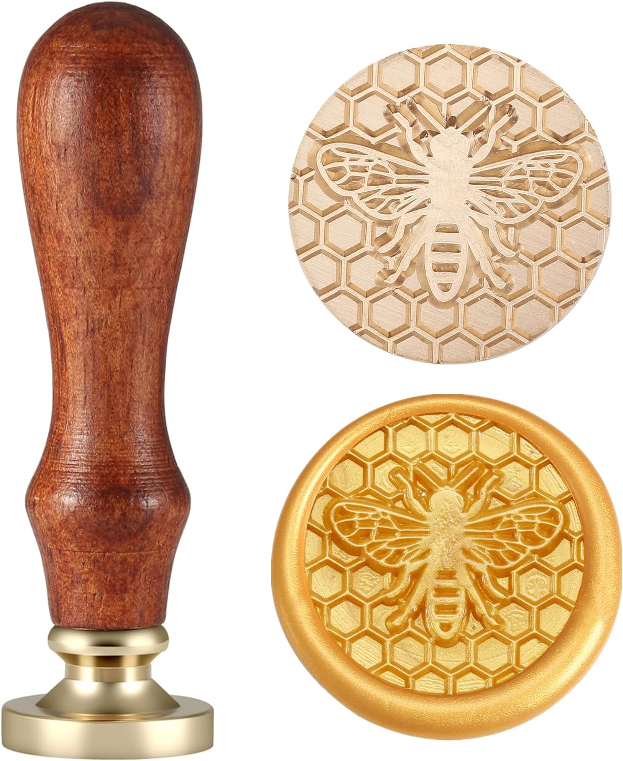 Bee & Honeycomb Wax Seal Stamp, Yoption Vintage Sealing Stamp for Wedding Invitations, Scrapbooks, Gift Wrapping Boxes or Other DIY Project