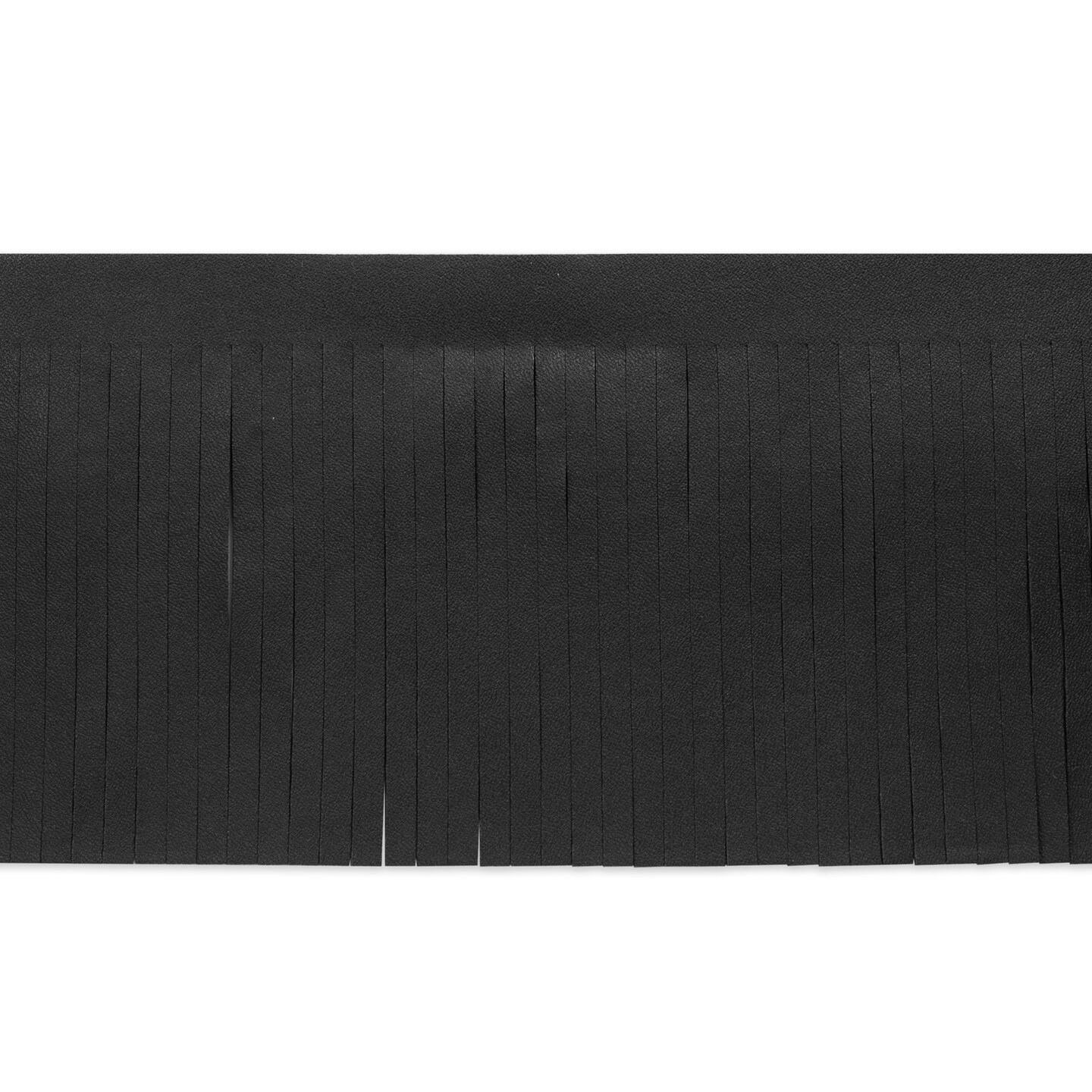 10 Yards of 4" Premium Vegan Leather Fringe Trim | 10 yard cut