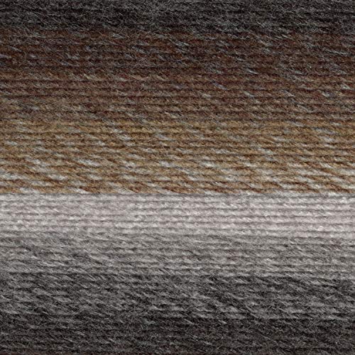 Lion Brand Yarn Ferris Wheel Yarn, Multicolor Yarn for Knitting, Crocheting, and Crafts, 1-Pack, Morning Java