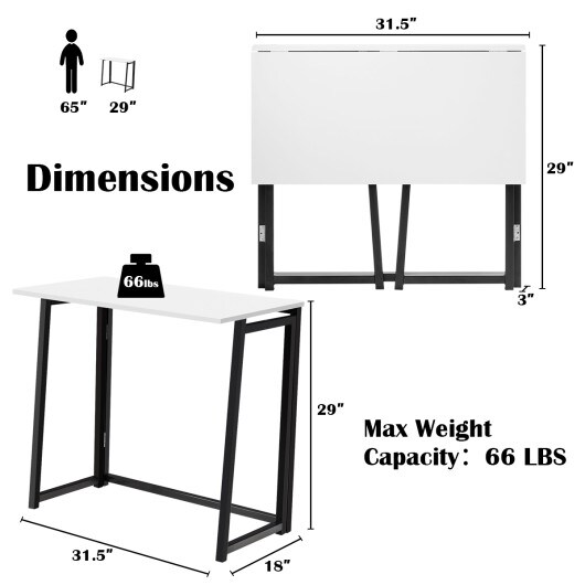 Foldable Home and Office Computer Desk