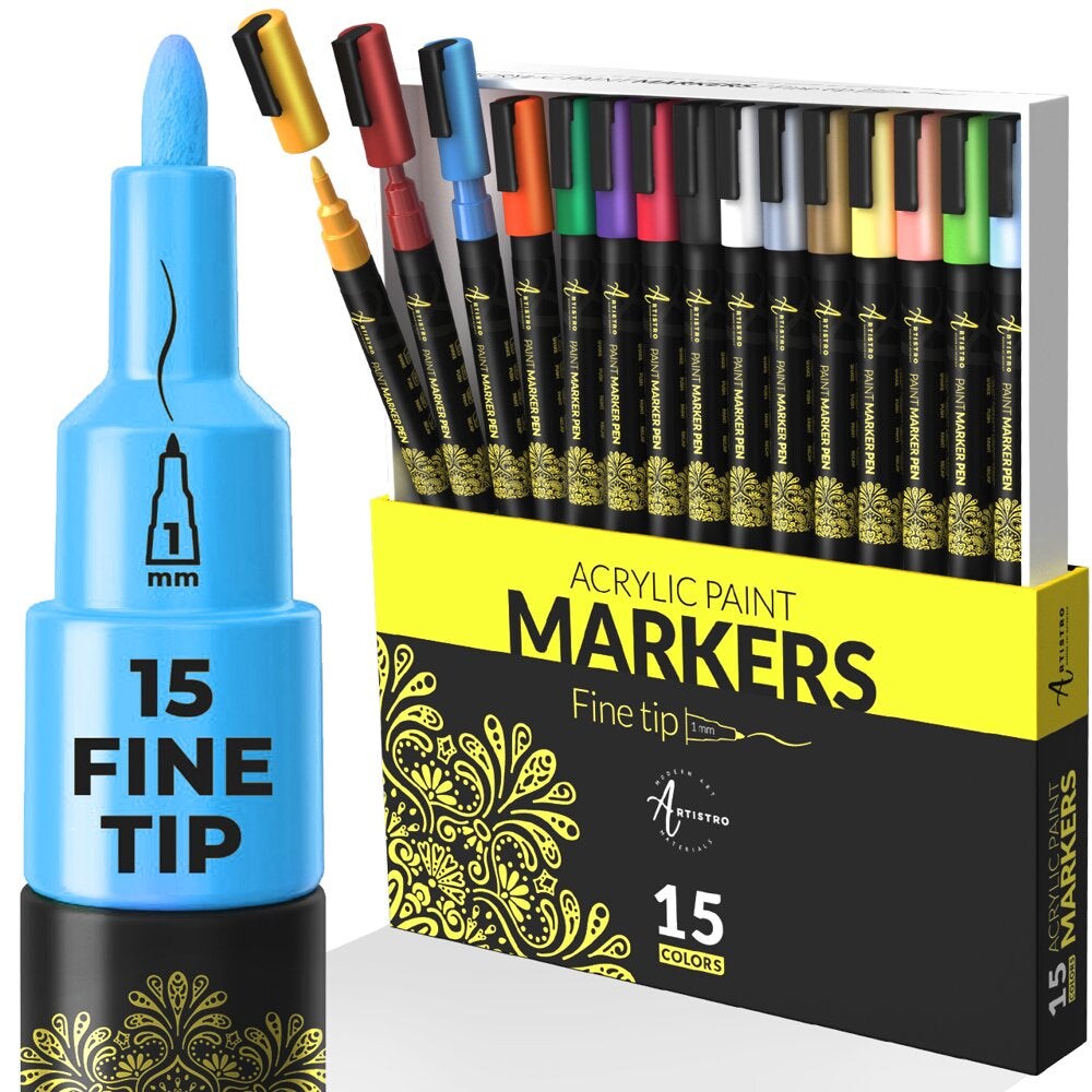 Colored Paint Pens: 15 Paint Pen Colors (Special Colors