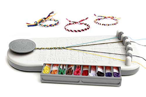Choose Friendship, My Friendship Bracelet Maker&#xAE;, 20 Pre-Cut Threads - Makes Up to 8 Bracelets (Craft Kit, Kids Jewelry Kit, Gifts for Girls 8-12)