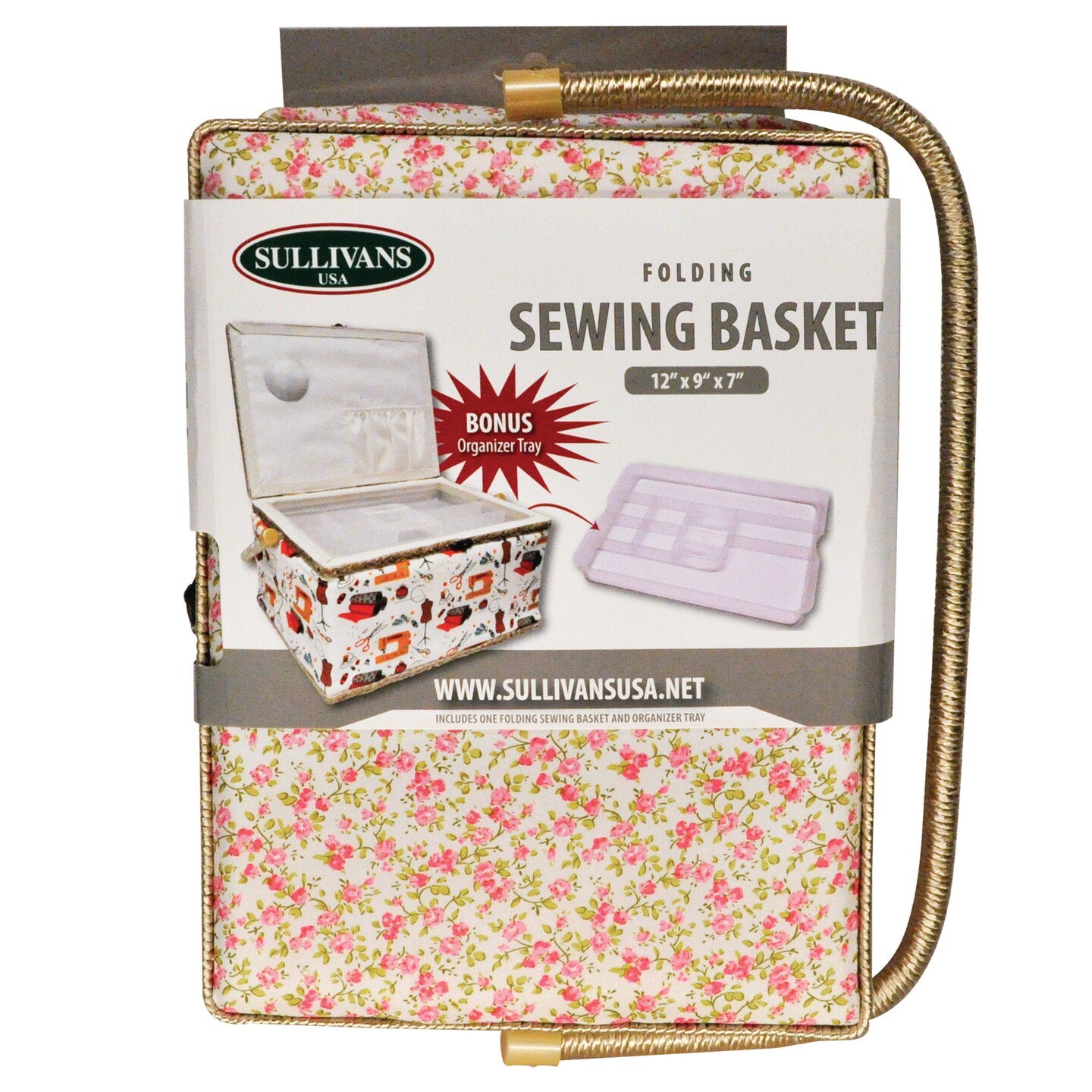 Folding Sewing Basket
