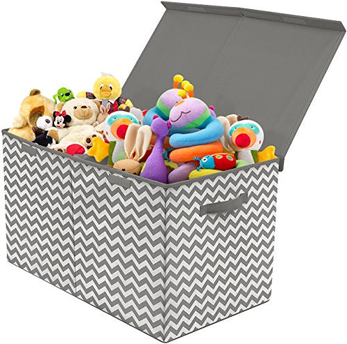 Sorbus Foldable Storage Box Set - (Large|Gray)